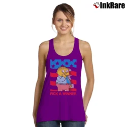 Women’s The Simpsons Pick a Winner Tank Top in purple | Lightweight, Movement-Friendly