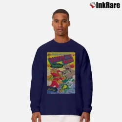 Men’s The Simpsons Radioactive Man for Cartoon Fans Long-Sleeve Shirt in navy | Sleek, Lightweight, Year-Round Wear