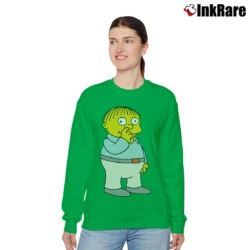 Women’s The Simpsons Ralph Wiggum Relaxed Sweatshirt in irish green | Soft, Laid-Back Vibe