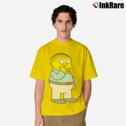 Men’s The Simpsons Ralph Wiggum Classic T-Shirt in yellow | Soft, Breathable Everyday Wear