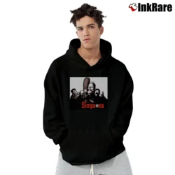 Men’s The Simpsons Sopranos Mobster for TV Series Fans Pullover Hoodie in black | Cozy, Durable, Modern Fit