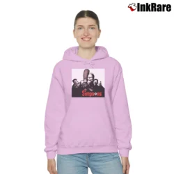 Women’s The Simpsons Sopranos Mobster for TV Series Fans Cozy Hoodie in light pink | Warm, Structured, Stylish