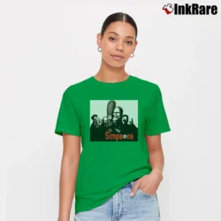 Women’s The Simpsons Sopranos Mobster for TV Series Fans Signature T-Shirt in irish green | Soft, Flattering Fit