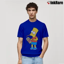 Men’s The Simpsons Squishees Sugar Rush Bart Classic T-Shirt in royal blue | Soft, Breathable Everyday Wear