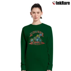 Women’s The Simpsons This Gang Is for Rebels Long-Sleeve Top in forest green | Sleek, Versatile, All-Season