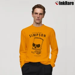 Men’s The Simpsons X Neff Bartholomew J Trouble Maker for Fans Long-Sleeve Shirt in orange | Sleek, Lightweight, Year-Round Wear