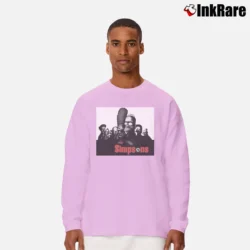 Men’s The Simpsons X Sopranos 1999 Classic Long-Sleeve Shirt in light pink | Sleek, Lightweight, Year-Round Wear