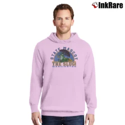 Men’s The Slug Washington State Mascot Graphic Pullover Hoodie in light pink | Cozy, Durable, Modern Fit