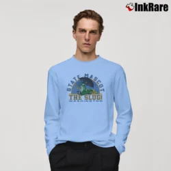 Men’s The Slug Washington State Mascot Graphic Long-Sleeve Shirt in light blue | Sleek, Lightweight, Year-Round Wear
