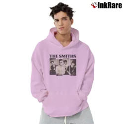 Men’s the smiths band classic britpop music Pullover Hoodie in light pink | Cozy, Durable, Modern Fit