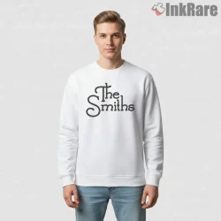 The Smiths Classic Handwritten Logo Minimal Graphic Shirt on graphic shirt for men graphic tee