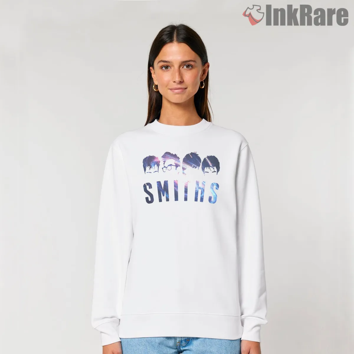The Smiths Cosmic Silhouette Typography Indie Art Shirt The Smiths Cosmic Silhouette Typography Indie Art Shirt on graphic shirt for women graphic tee