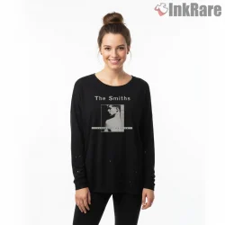 The Smiths Hatful Of Hollow Portrait Indie Classic Shirt on black long sleeve shirt for women graphic tee