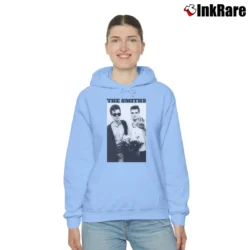Women’s the smiths photo vintage band image Cozy Hoodie in light blue | Warm, Structured, Stylish