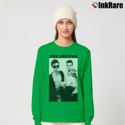 Women’s the smiths photo vintage band image Long-Sleeve Top in irish green | Sleek, Versatile, All-Season