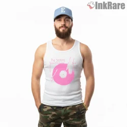 The Smiths Pink Vinyl How Soon Is Now Indie Shirt on white tank top for men graphic tee
