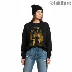 The Smiths Sepia Tone Band Portrait Classic Indie Shirt on graphic shirt for women graphic tee