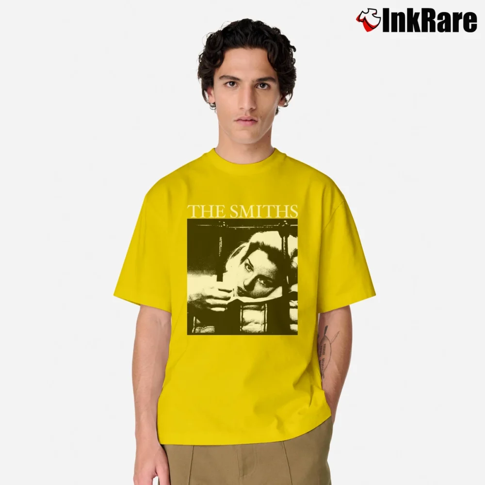 Men’s the smiths singles vintage compilation Classic T-Shirt in yellow | Soft, Breathable Everyday Wear