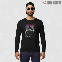 The Smiths The Day I Was There Vintage Band Memory Shirt on black long sleeve shirt for men graphic tee