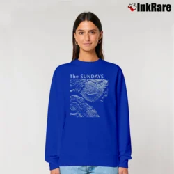 Women’s the sundays reading writing and arithmetic indie pop Relaxed Sweatshirt in royal blue | Soft, Laid-Back Vibe