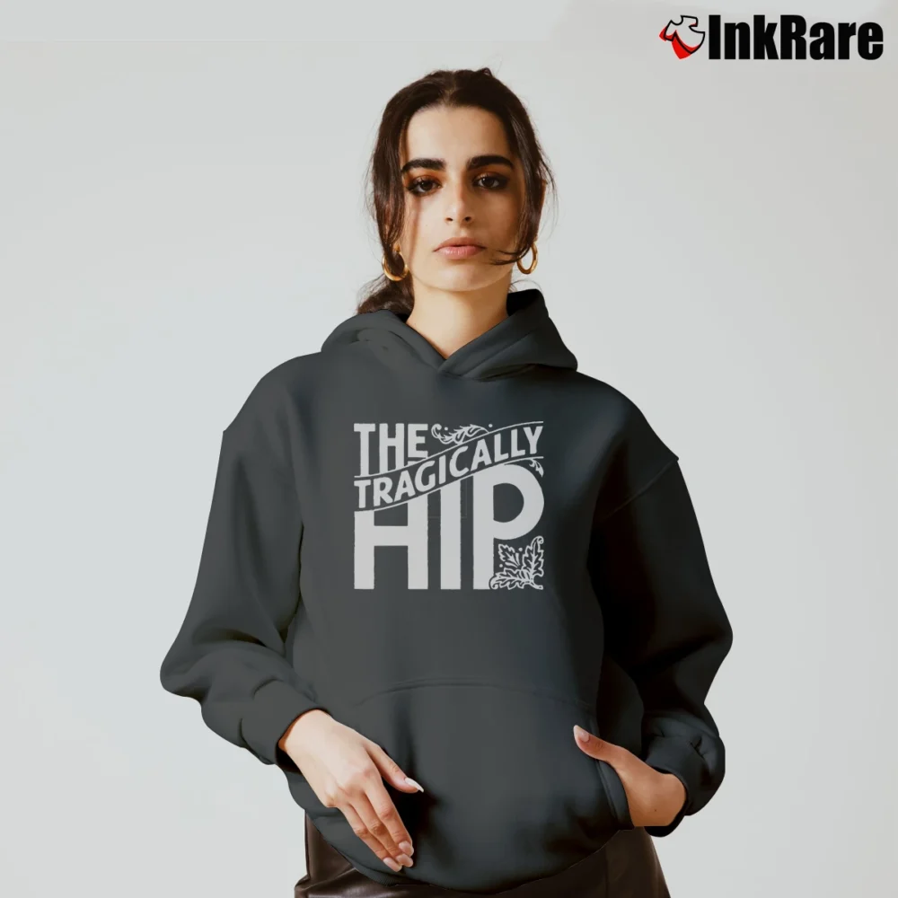 Women’s The Tragically Hip Band Cozy Hoodie in charcoal | Warm, Structured, Stylish
