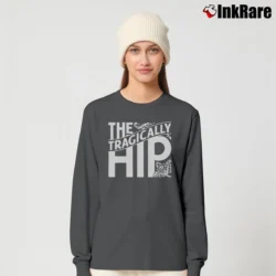 Women’s The Tragically Hip Band Long-Sleeve Top in charcoal | Sleek, Versatile, All-Season