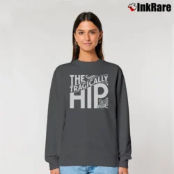 Women’s The Tragically Hip Band Relaxed Sweatshirt in charcoal | Soft, Laid-Back Vibe