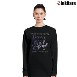 Women’s the turtles happy together classic rock Long-Sleeve Top in black | Sleek, Versatile, All-Season