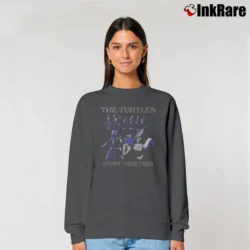 Women’s the turtles happy together classic rock Relaxed Sweatshirt in charcoal | Soft, Laid-Back Vibe