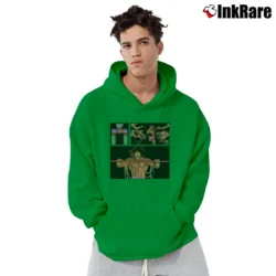 Men’s The Ultimate Warrior for WWE Wrestling Fans Pullover Hoodie in irish green | Cozy, Durable, Modern Fit