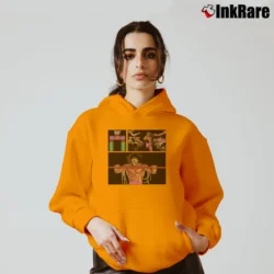 Women’s The Ultimate Warrior for WWE Wrestling Fans Cozy Hoodie in orange | Warm, Structured, Stylish