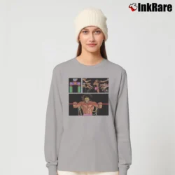 Women’s The Ultimate Warrior for WWE Wrestling Fans Long-Sleeve Top in sport grey | Sleek, Versatile, All-Season