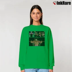 Women’s The Ultimate Warrior for WWE Wrestling Fans Relaxed Sweatshirt in irish green | Soft, Laid-Back Vibe