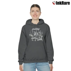Women’s The Unseen Punk Rock Band Graphic Cozy Hoodie in charcoal | Warm, Structured, Stylish