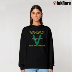 Women’s The Vandals Zeko Relaxed Sweatshirt in black | Soft, Laid-Back Vibe