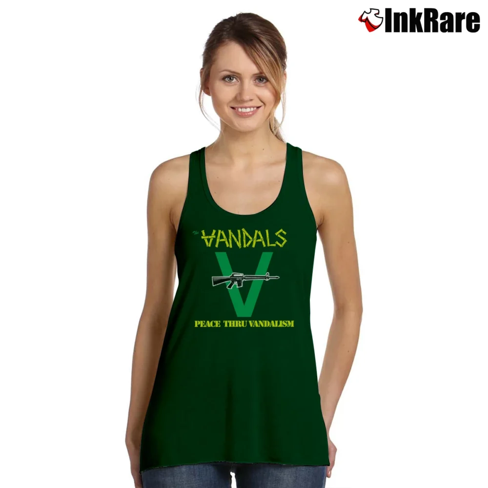 Women’s The Vandals Zeko Tank Top in forest green | Lightweight, Movement-Friendly