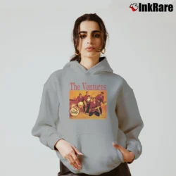 Women’s The Ventures Band Classic Graphic Cozy Hoodie in sport grey | Warm, Structured, Stylish