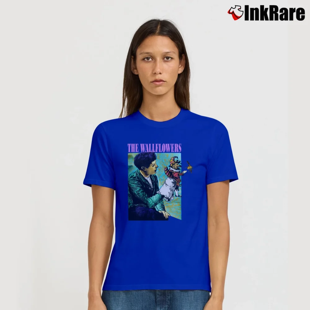Women’s The Wallflowers Concert Tour Band Signature T-Shirt in royal blue | Soft, Flattering Fit