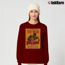 Women’s The War Hagler Hearns Long-Sleeve Top in maroon | Sleek, Versatile, All-Season