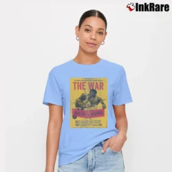 Women’s The War Hagler Hearns Signature T-Shirt in light blue | Soft, Flattering Fit