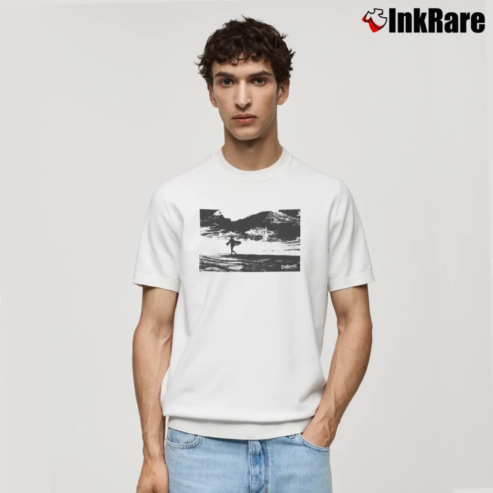 Men’s The Wedge Newport Beach Classic T-Shirt in white | Soft, Breathable Everyday Wear