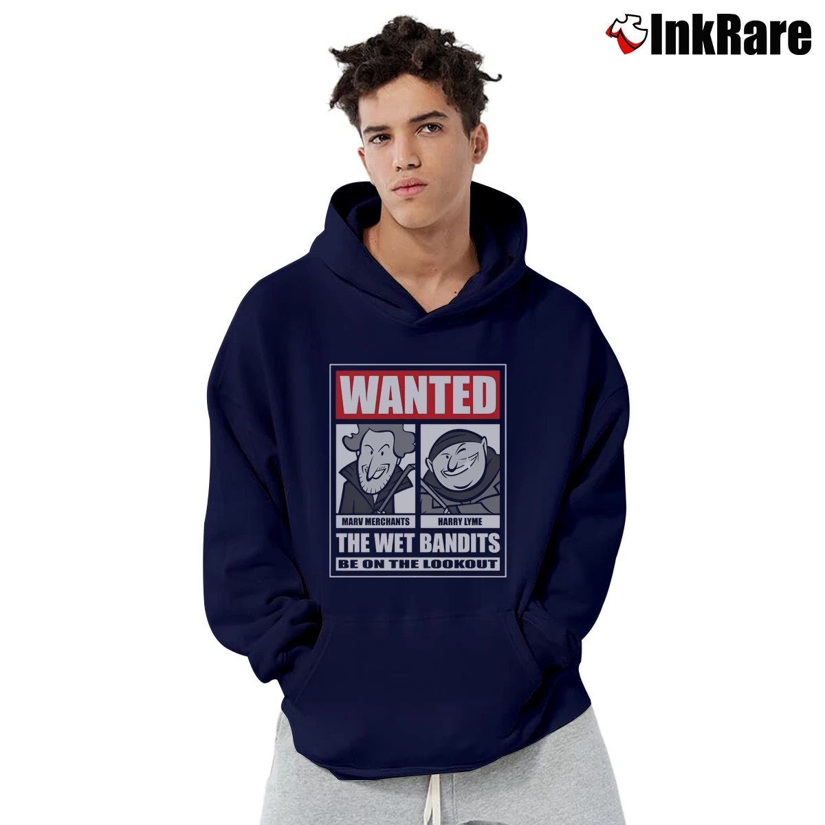 The Wet Bandits Home Alone Men’s Pullover Hoodie in navy – Ultimate Warmth Men’s The Wet Bandits Home Alone Pullover Hoodie in navy | Cozy, Durable, Modern Fit