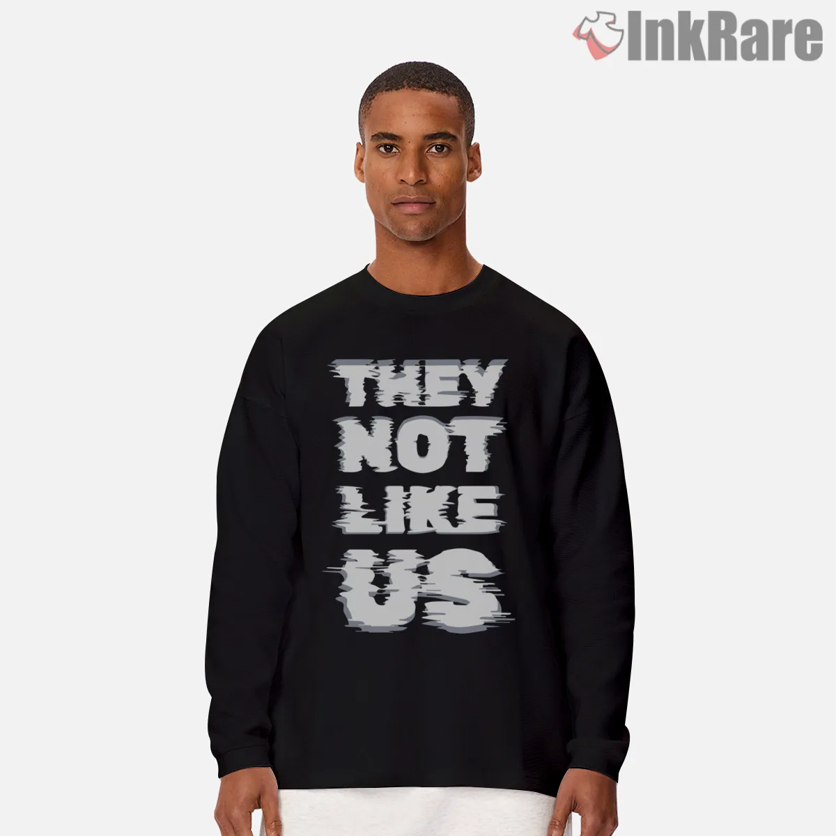 They Not Like Us Kendrick Lamar Diss Era Statement Long Sleeve Black They Not Like Us Kendrick Lamar Diss Era Statement Shirt on black long sleeve shirt for men graphic tee