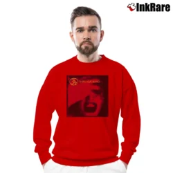 Men’s third eye blind album 90s alt rock Crewneck Sweatshirt in red | Cozy Fabric, Clean Style