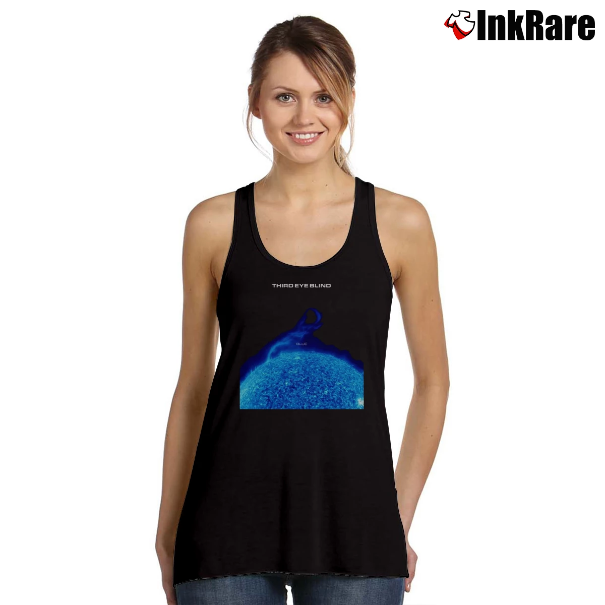 Women’s Third Eye Blind Blue Tank Top in black | Lightweight, Movement-Friendly