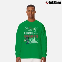 Men’s This Girl Loves Her New York Giants Football Long-Sleeve Shirt in irish green | Sleek, Lightweight, Year-Round Wear