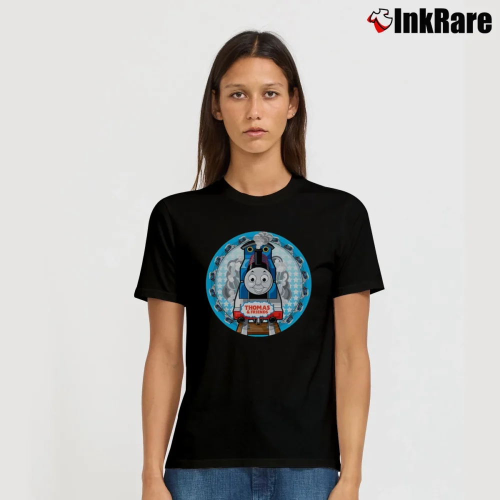 Women’s Thomas Friends Signature T-Shirt in black | Soft, Flattering Fit