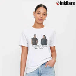 Women’s Thor And Loki Ragnarok Get Help Asgard Signature T-Shirt in white | Soft, Flattering Fit