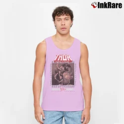 Men’s Thor God Of Thunder Marvel Mythology Tank Top in light pink | Breathable, Active-Friendly Design