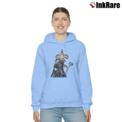 Women’s Thor Marvel Avengers New Orleans Saints Crossover Cozy Hoodie in light blue | Warm, Structured, Stylish